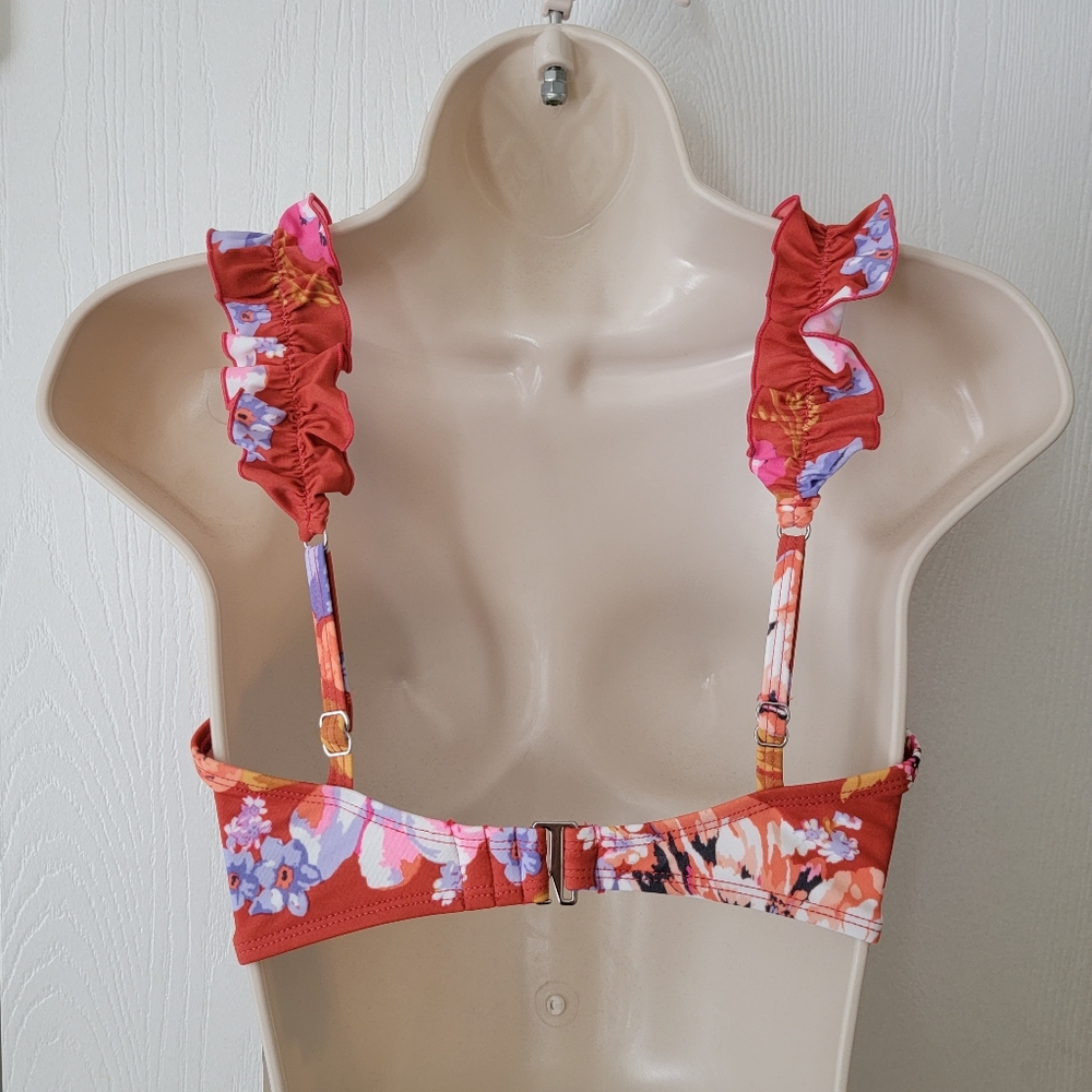 Sundazed Sky Ruffle Bikini Top - Picture 3 of 10
